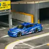 Tarmac Works 1/64 VERTEX Toyota Mark II JZX100 Blue Metallic - GLOBAL64 - T64G-024-BL
