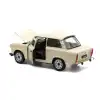 Welly 1:24 Traban 601 Diecast Model Araba Krem - 24037W