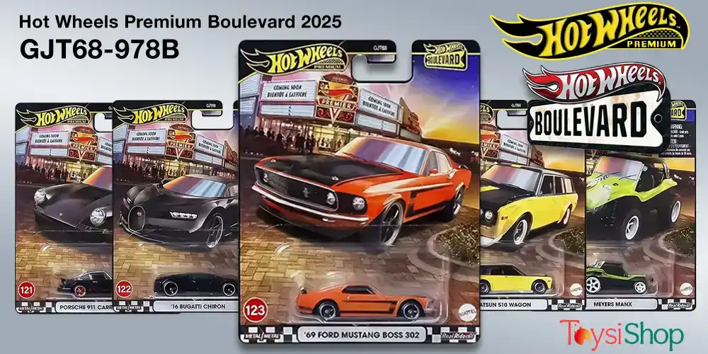 Hot Wheels Premium Boulevard 2025 – GJT68-978B Set İncelemesi