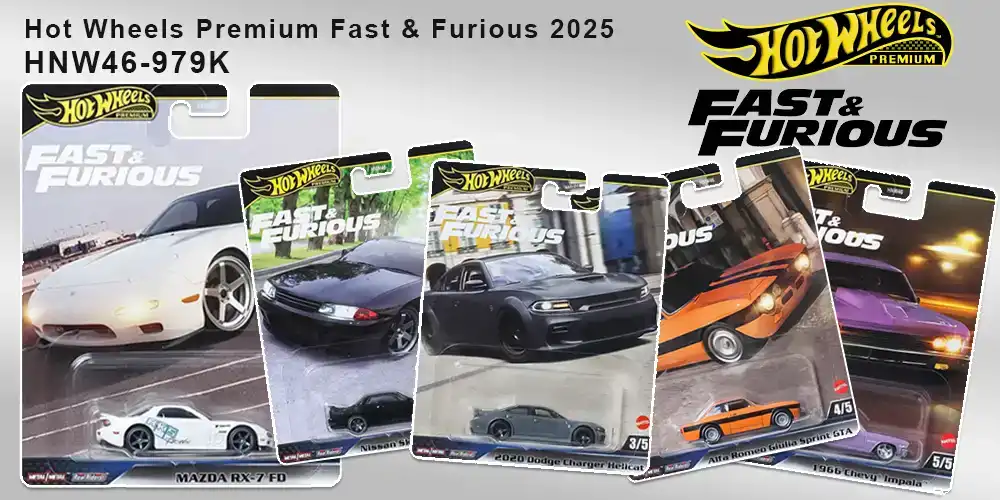 Hot Wheels Premium Fast & Furious 2025 – HNW46-979K Set İncelemesi