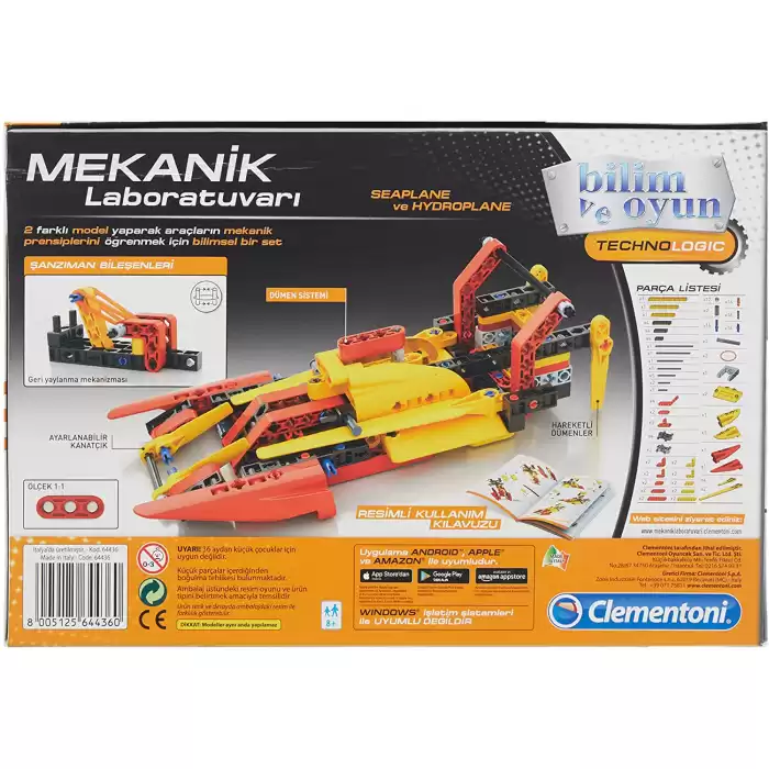 Clementoni Mekanik Laboratuvarı Seaplane & Hydroplane Deniz uçağı - 64436