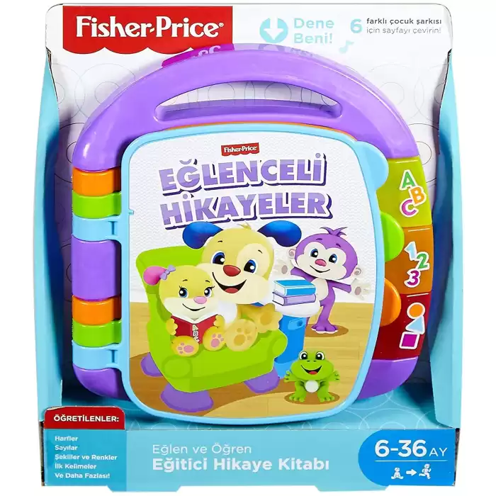Fisher-Price Eğlen & Öğren Eğitici Hikaye Kitabı - FRC73