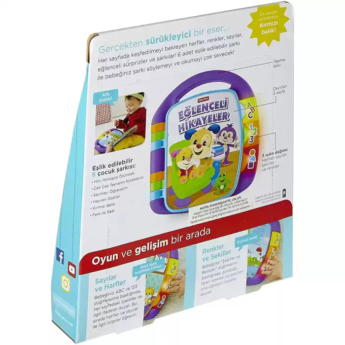 Fisher-Price Eğlen & Öğren Eğitici Hikaye Kitabı - FRC73