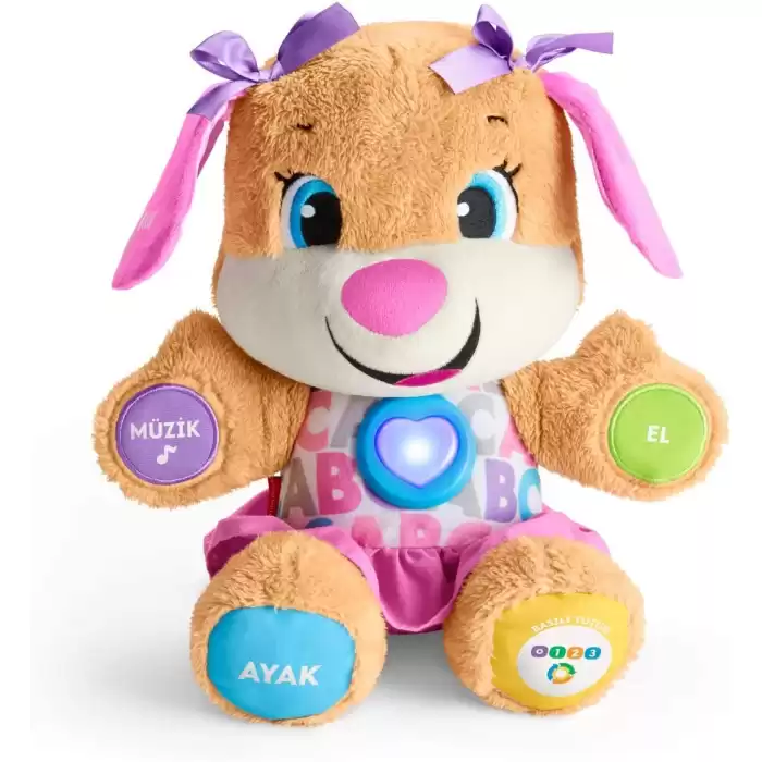 Fisher-Price Eğlen & Öğren, Eğitici Köpekçiğin Kız Kardeşi, Sesli (Türkçe)