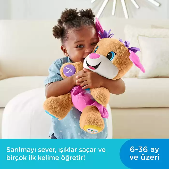 Fisher-Price Eğlen & Öğren, Eğitici Köpekçiğin Kız Kardeşi, Sesli (Türkçe)