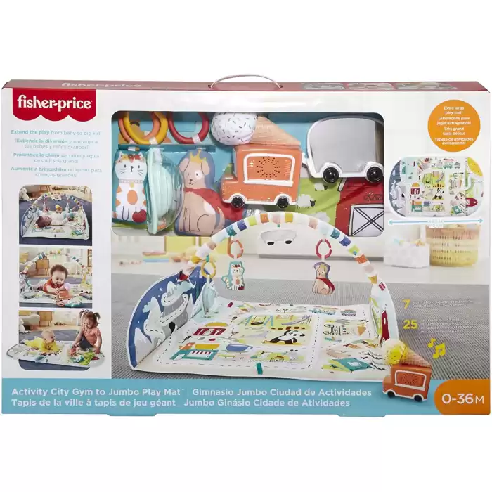 Fisher-Price Şehir Macerası Jumbo Jimnastik Merkezi