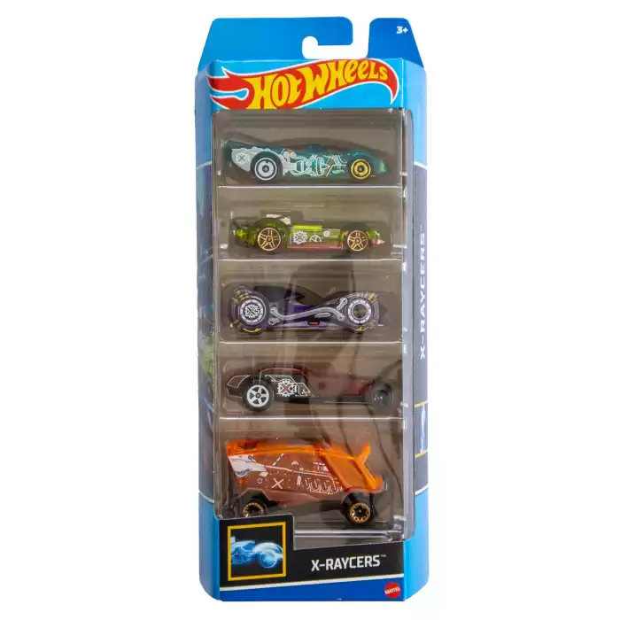 Hot Wheels 5li Araba Seti - X Rayces Serisi