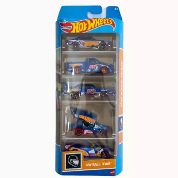 Hot Wheels 5li Araba Seti - Race Team Serisi