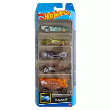 Hot Wheels 5li Araba Seti - X Rayces Serisi