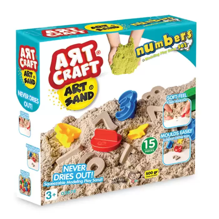 Art Craft - 500 gr Artsand Numaralar Kum Seti