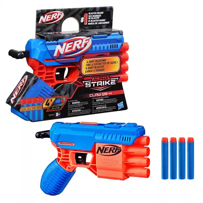 Hasbro Nerf Alpha Strike Claw QS-4 Blaster F2218