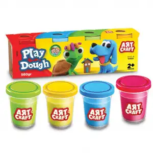 Art Craft - 4lü Oyun Hamuru 560 gr