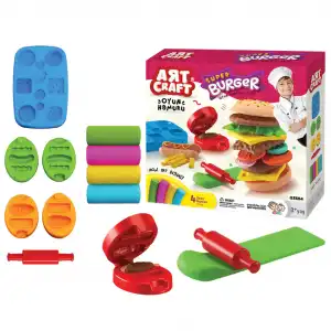 Art Craft - Hamburger Set Oyun Hamuru 200 gr