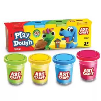 Art Craft - 4lü Oyun Hamuru 560 gr