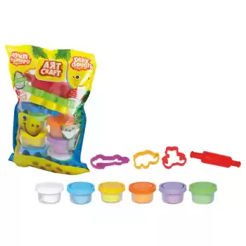 Art Craft - 6lı Polybag Oyun Hamuru