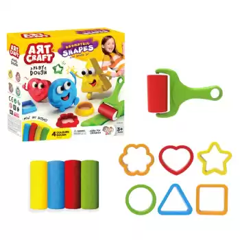Art Craft Geometrik Şekiller Hamur Set 200 gr