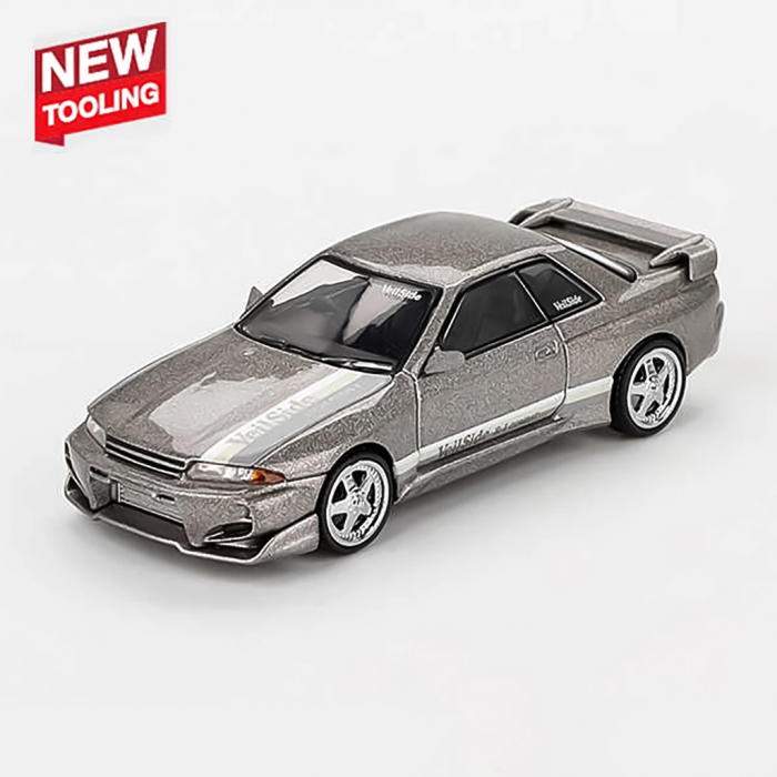 Mini GT 1/64 Nissan Skyline GT-R (R32) Veilside Combat Grey