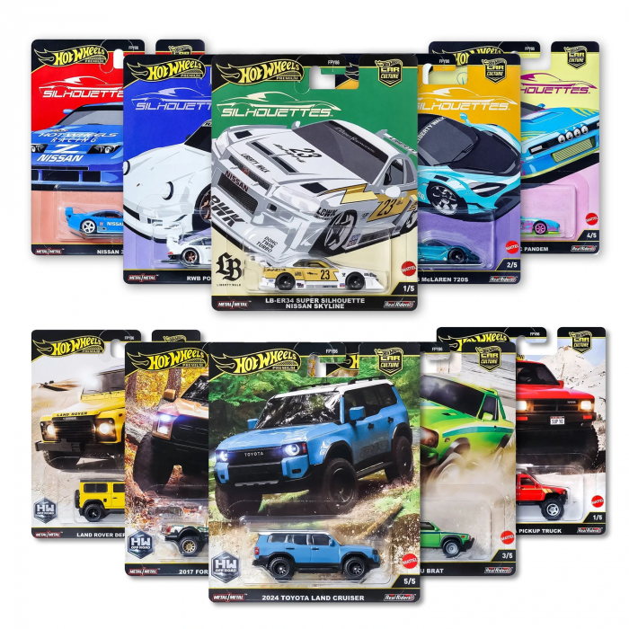 Hot Wheels 2025 Silhouette & Car Culture Off Road | 2'li