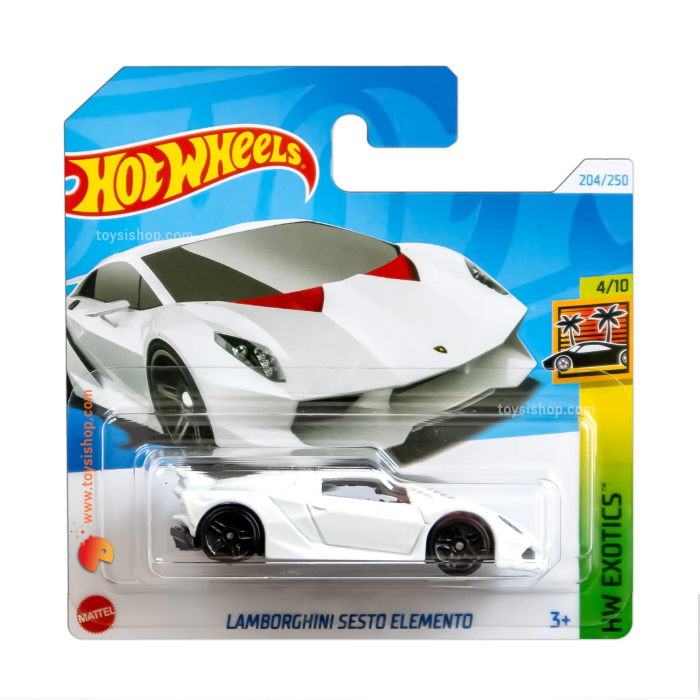 2014 Hot Wheels HW City Lamborghini Sesto Elemento - Grey 1:64 Scale Die-Cast Car, Need For Speed