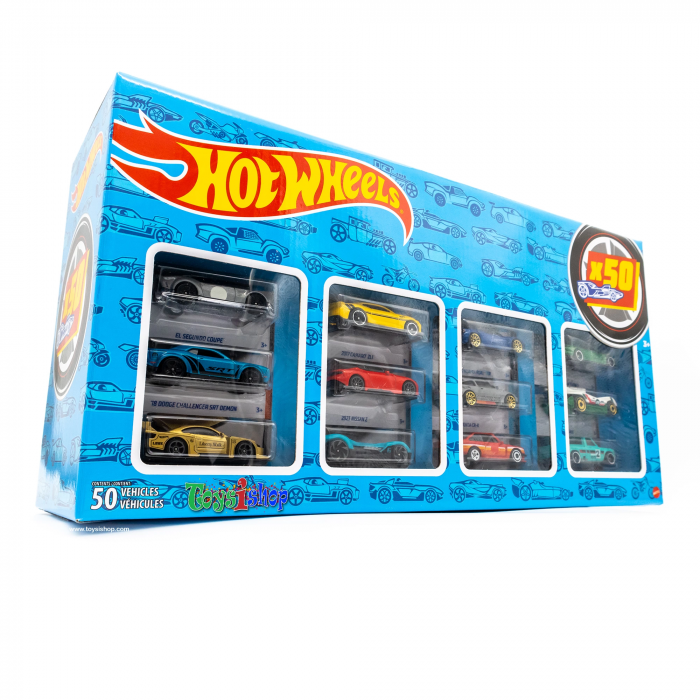 Hot Wheels ミニカー 50台セット Hot Wheels Yeni 50'li Özel Araba Seti CGN22-G1