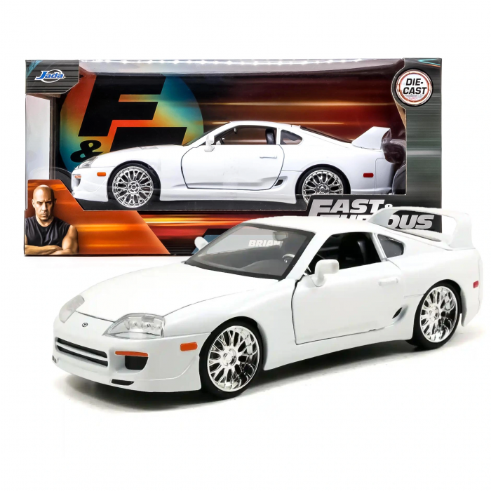 Jada 1:24 Fast & Furious Brian's Toyota Supra Model Araba