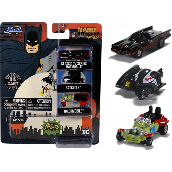 Jada, 3'lü Paket Nano Arabalar Fast & Furious, 4 cm - NV1