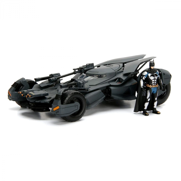 Figurine Batmobile The Dark Knight 1:24 Jada Toys 2008 - Avec Batman, Collector, Neuf Sous Boîte
