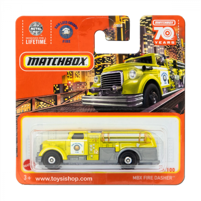 Matchbox MBX Fire Dasher – 70 Jahre Edition, Spielzeugauto Im Sammlerformat