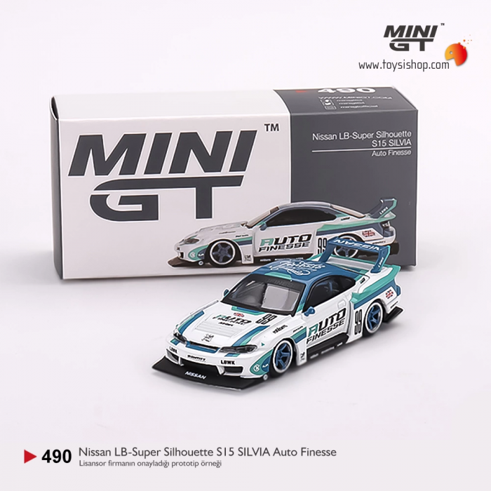 Mini GT LB-Super Silhouette S15 Silvia Auto Finesse 1:64 Diecast Model