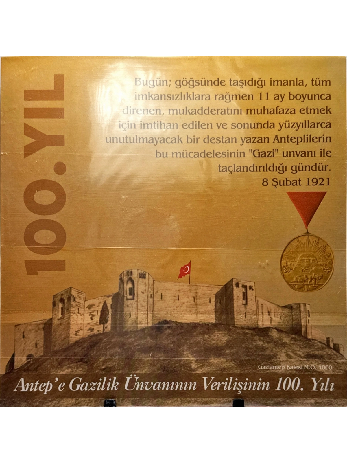 Gaziantep Gazilik Unvanının 100. Yılı 2021 Tedavül Para Seti