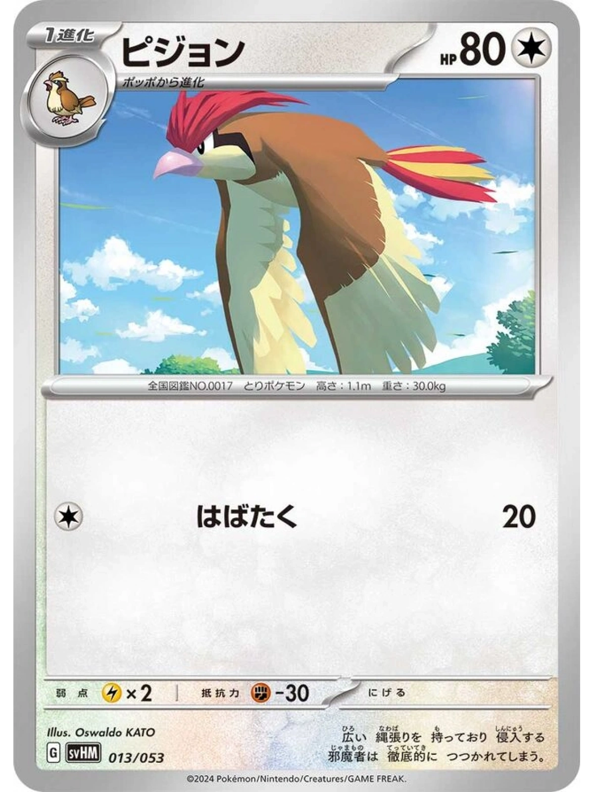JAP - Pidgeotto - 013/053