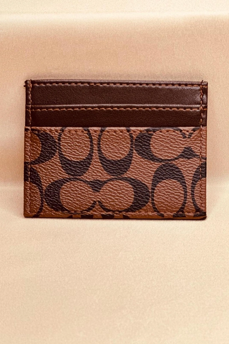 MONOGRAM CAMEL-KAHVE KARTLIK