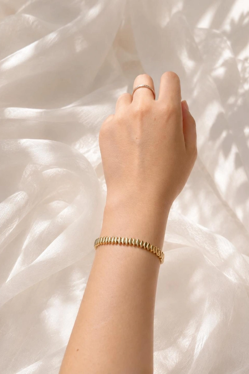 SARMAL HALKALI GOLD BİLEKLİK
