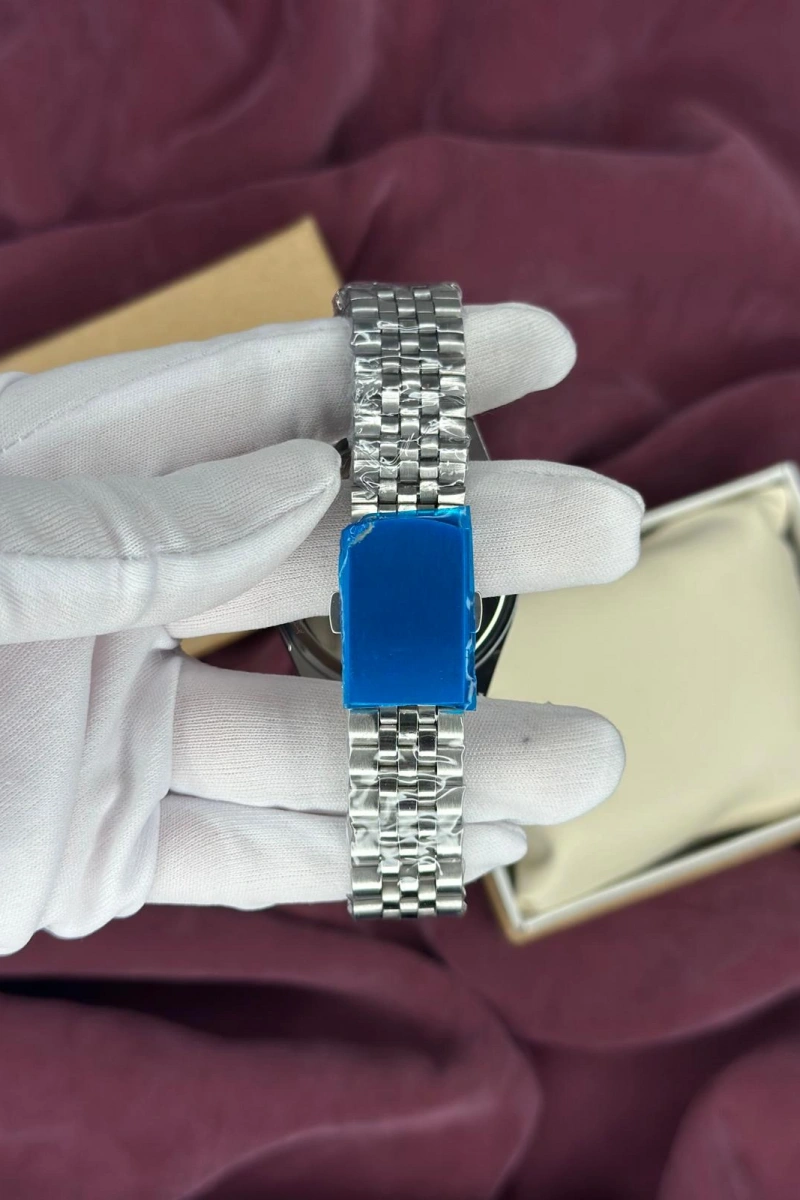 LACİVERT FLUTED BEZEL OTOMATİK ERKEK KOL SAATİ