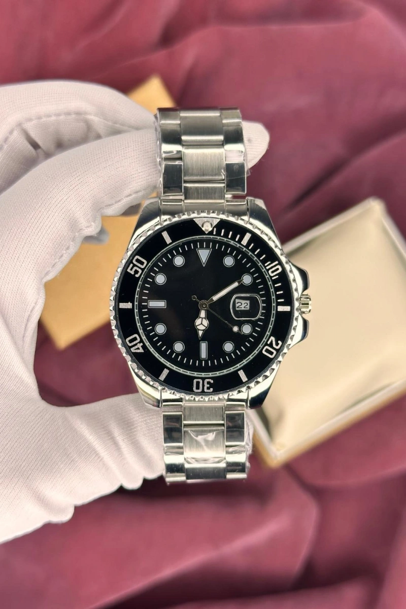 DAYTONA KRONOGRAF FUL SİYAH KARDAN ERKEK KOL SAATİ