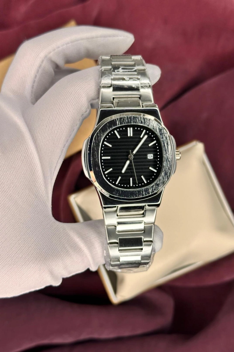 PATEK PHİLİPPE SİYAH KADRAN ERKEK KOL SAATİ