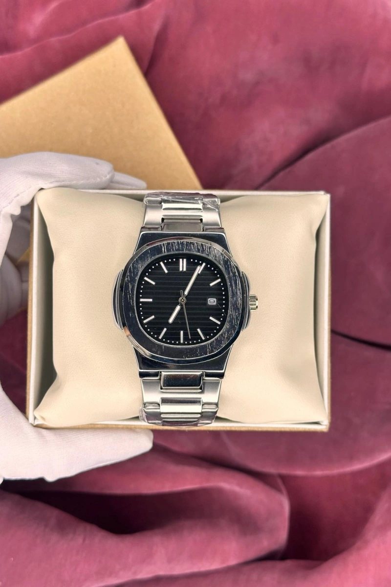 PATEK PHİLİPPE SİYAH KADRAN ERKEK KOL SAATİ