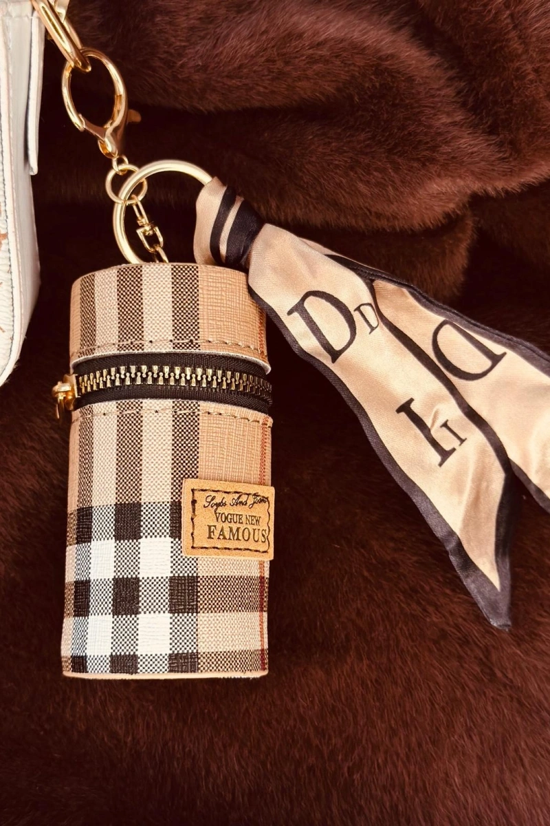 FULAR DETAYLI MİNİ ÇANTA CHARM