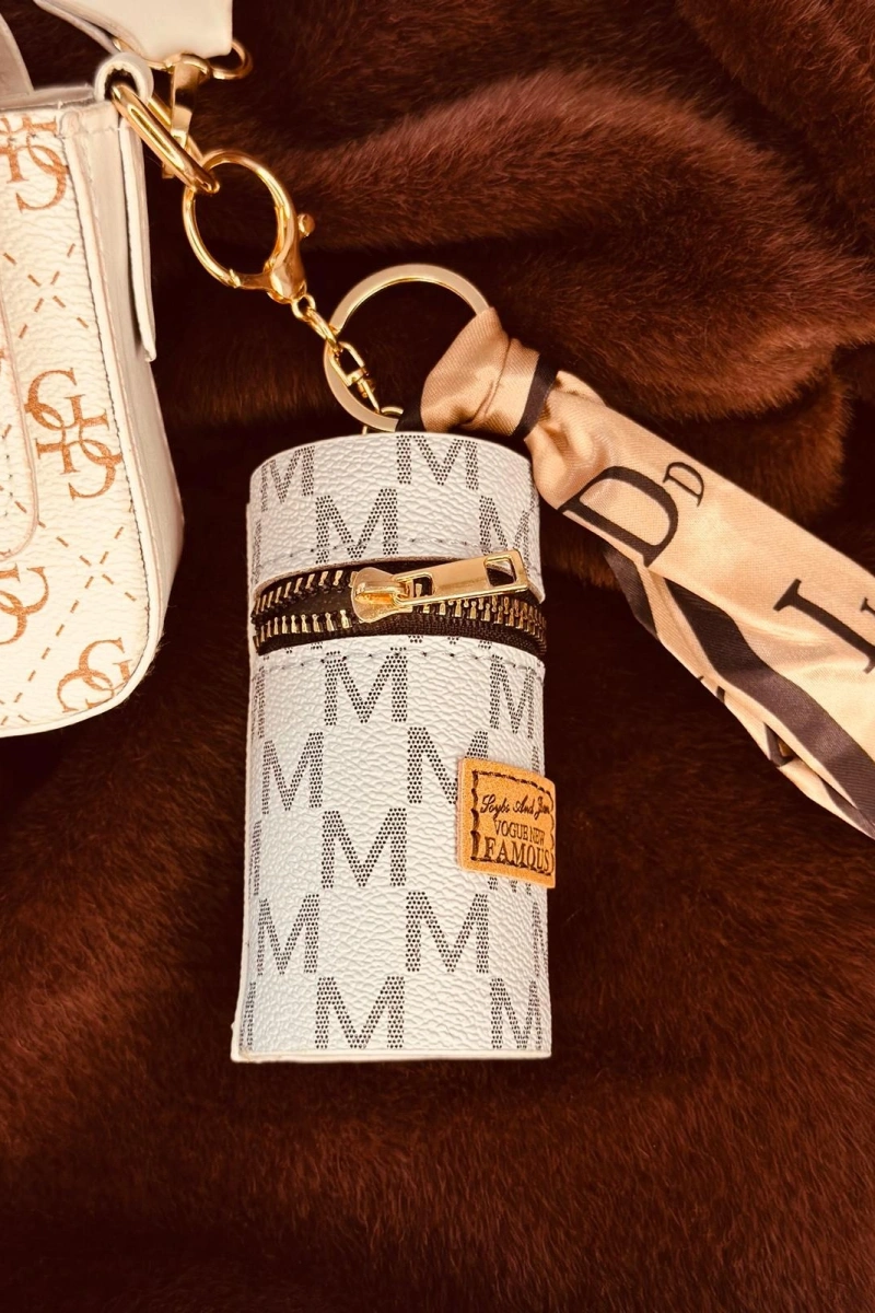 FULAR DETAYLI MİNİ ÇANTA CHARM