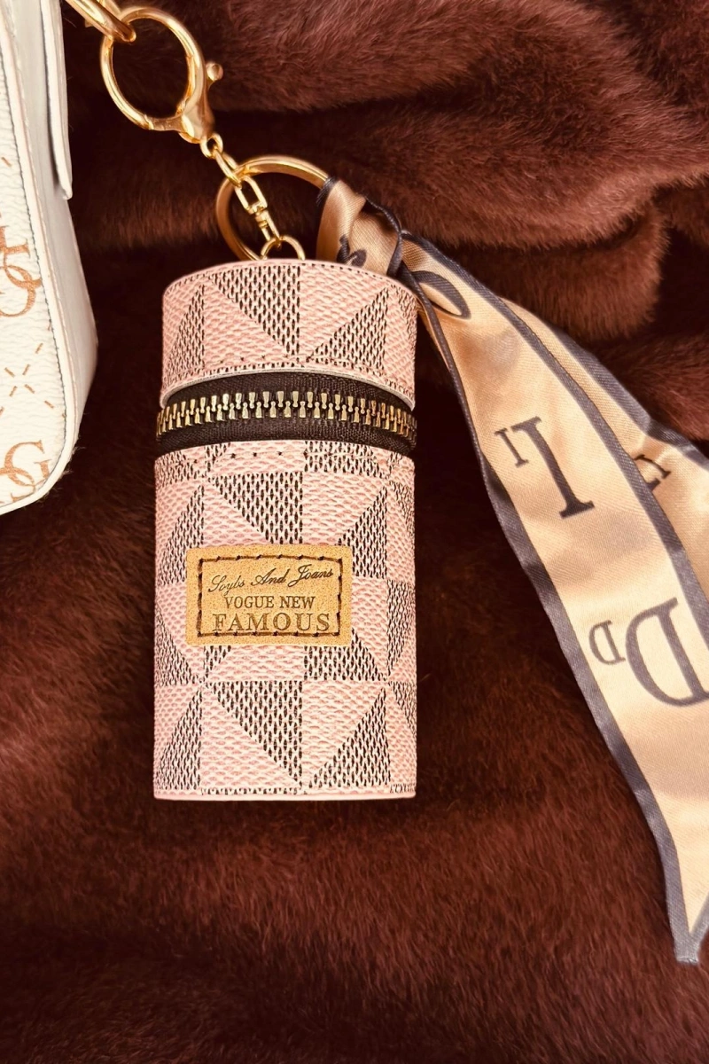 FULAR DETAYLI MİNİ ÇANTA CHARM
