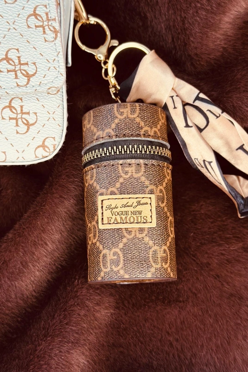 FULAR DETAYLI MİNİ ÇANTA CHARM