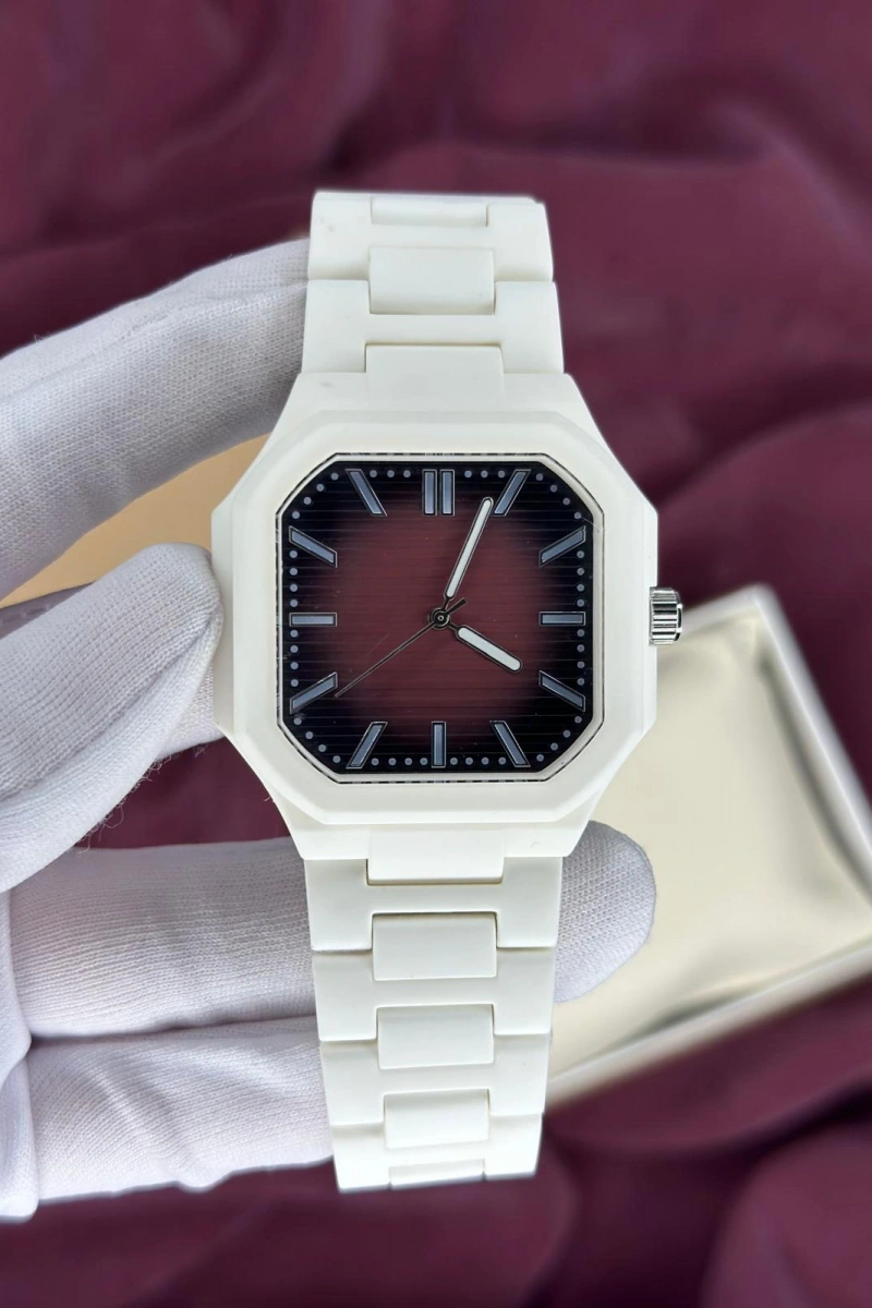 ANALOG KEMİK KORDON BEYAZ KOL SAATİ