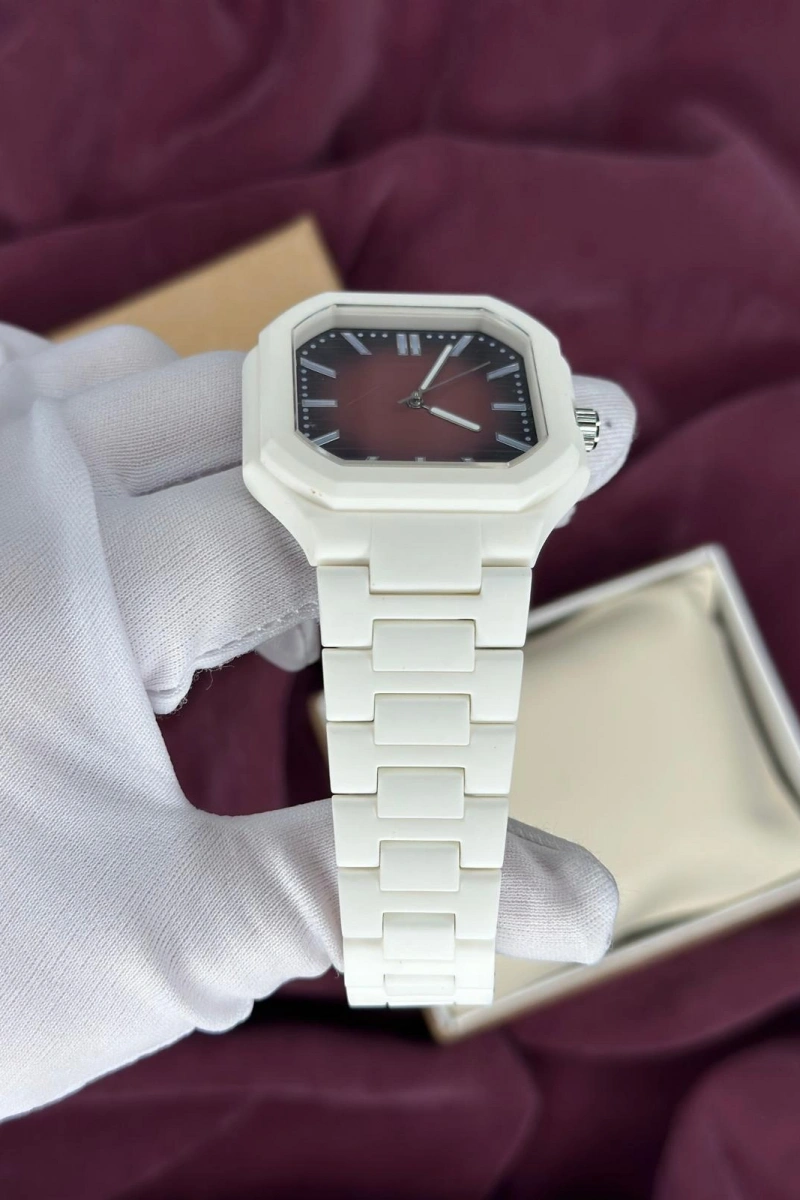 ANALOG KEMİK KORDON BEYAZ KOL SAATİ
