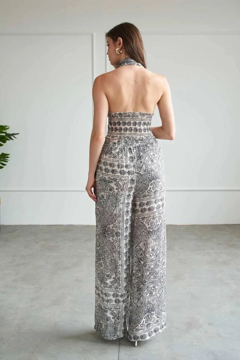 BOHEM DESEN CROP PANTOLAN TAKIM