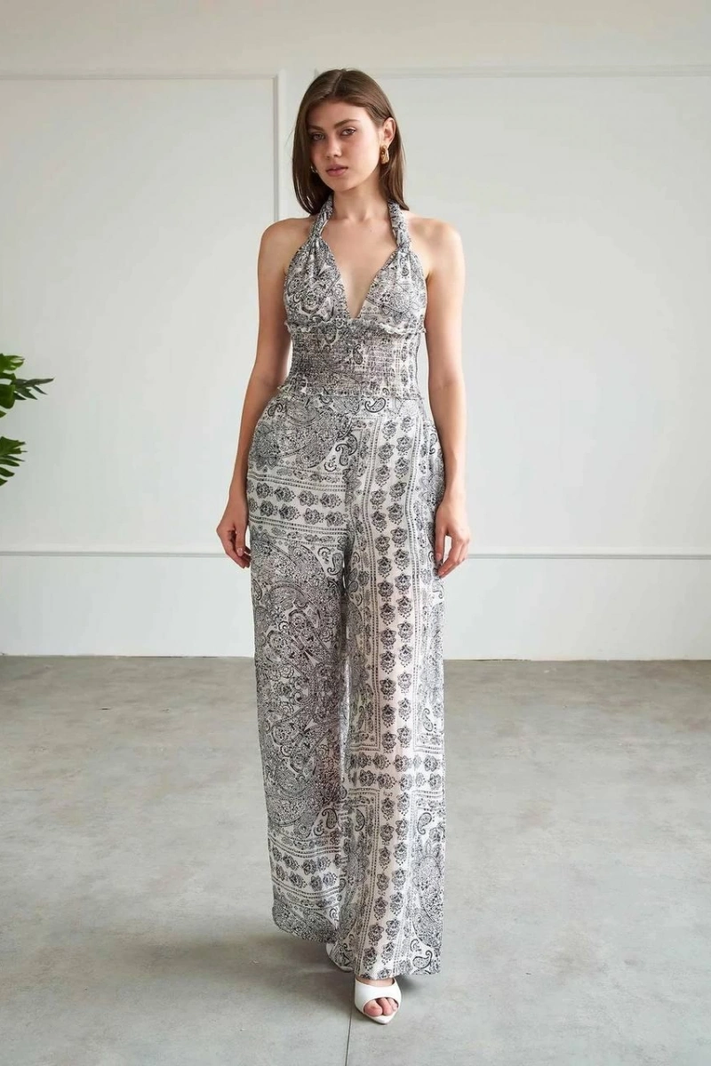 BOHEM DESEN CROP PANTOLAN TAKIM