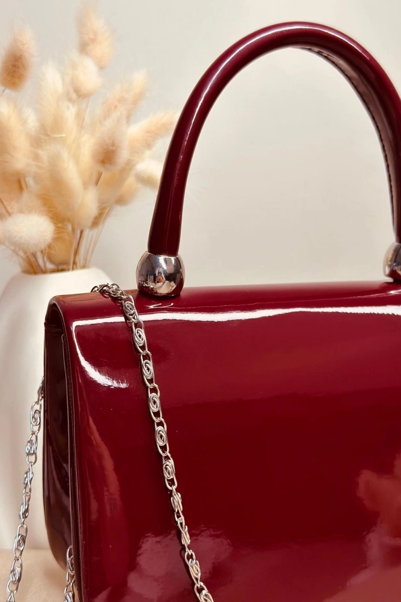 ELORA GLOSS BORDO ÇANTA