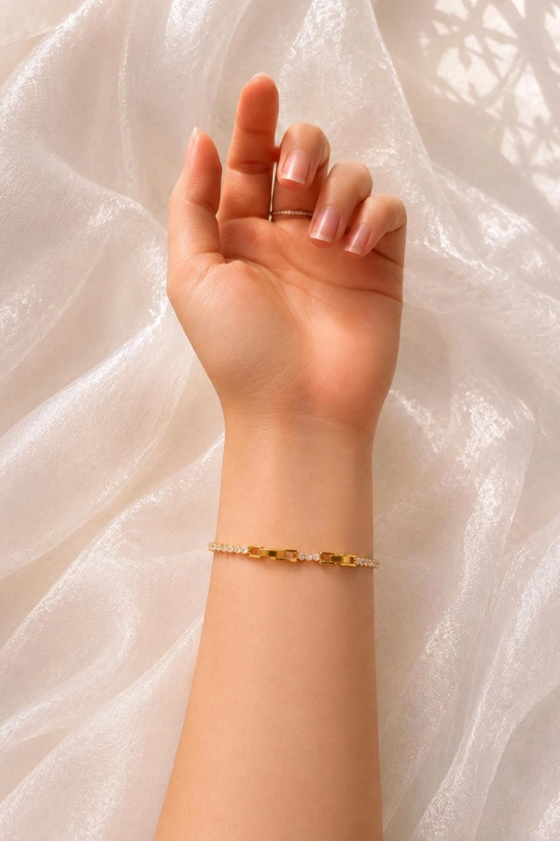 KLASİK SU YOLU GOLD BİLEKLİK
