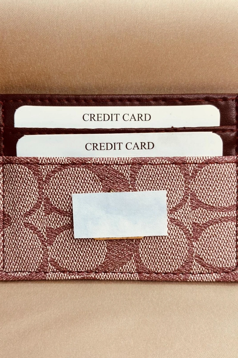 MONOGRAM CAMEL-KAHVE KARTLIK