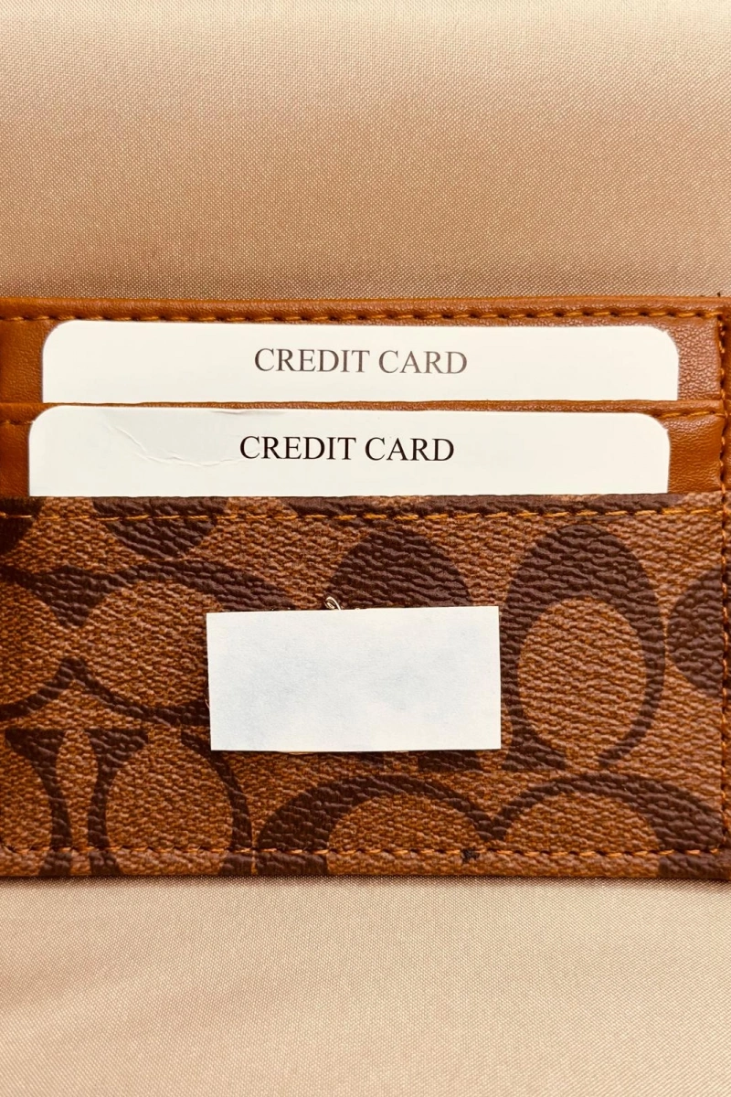 MONOGRAM CAMEL-KAHVE KARTLIK