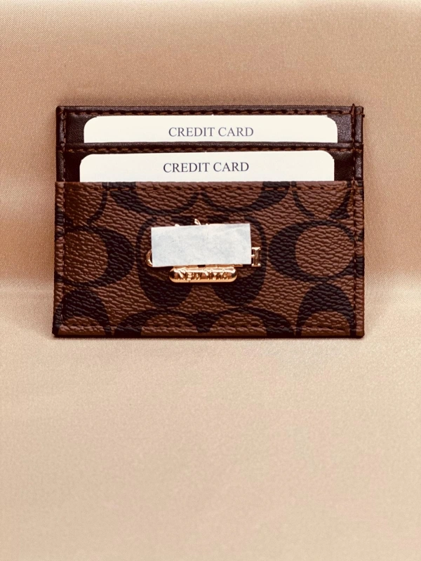 MONOGRAM CAMEL-KAHVE KARTLIK
